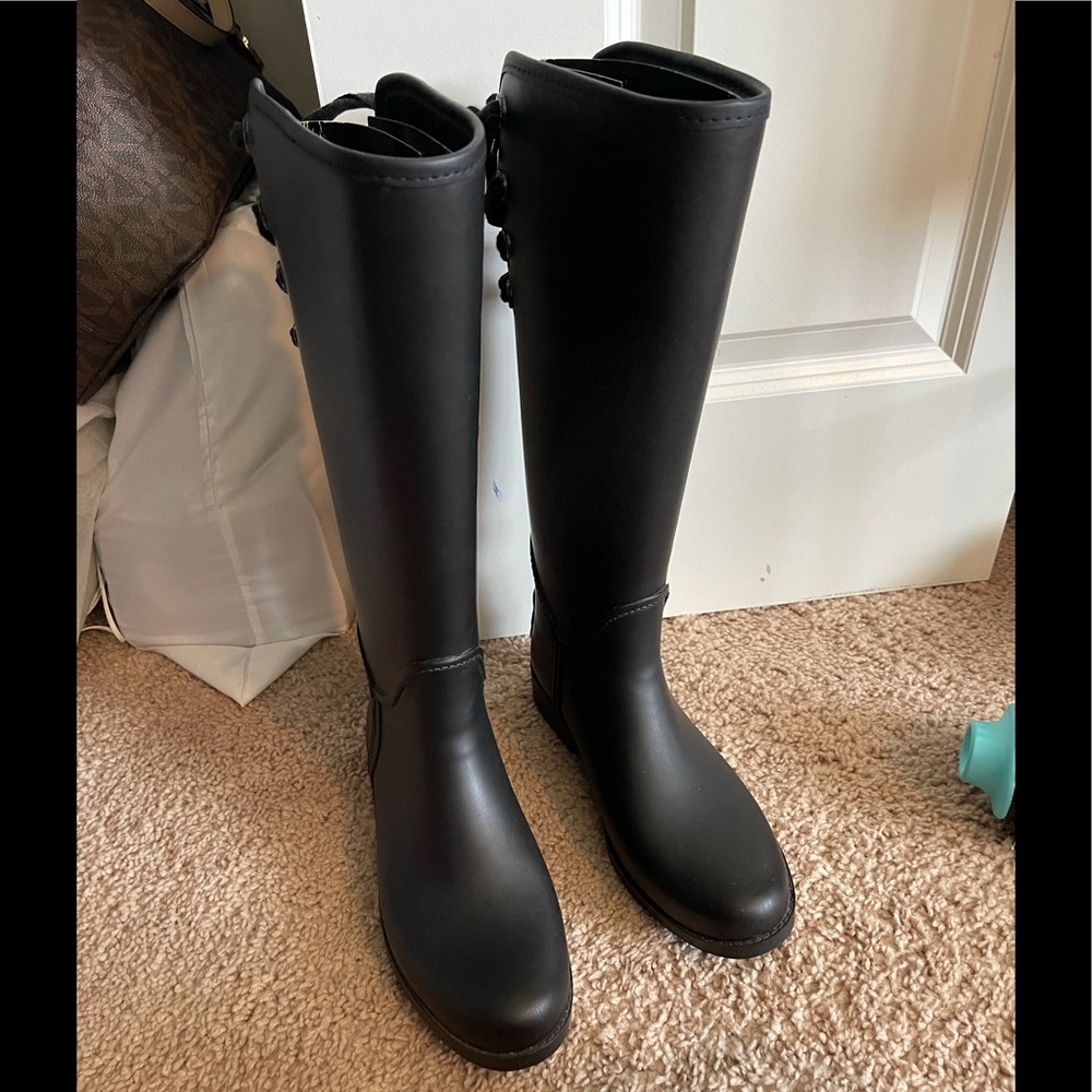 Coach rain boots